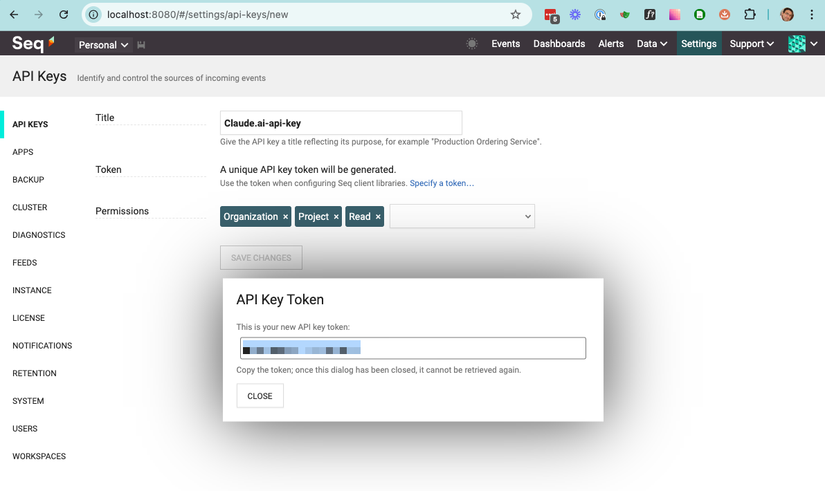 SEQ API Key